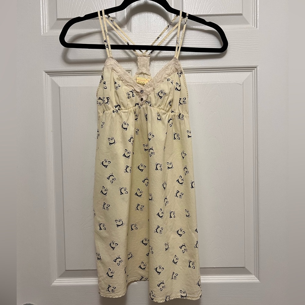 UO | Pin & Needles white babydoll shift dress, XS